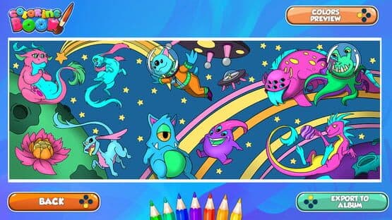 Coloring Book: Adventure Bundle - 90 Drawings — screenshot 5