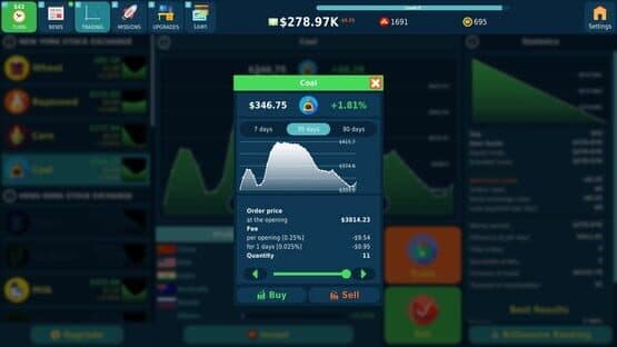 Stock Exchange Game — screenshot 1