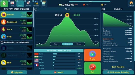 Stock Exchange Game — screenshot 3