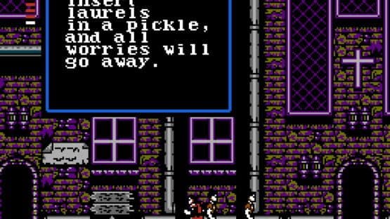 Castlevania II English Re-Translation (+Map) — screenshot 1