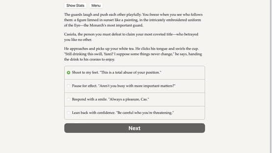 Games of the Monarch's Eye — screenshot 1