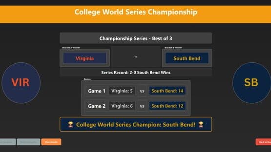 College Baseball: Dynasty Builder — screenshot 5