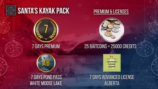 Fishing Planet: Santa's Kayak Pack — screenshot 2