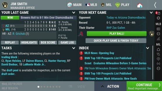 OOTP Baseball 26 Go! — screenshot 2