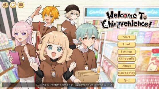 Welcome to Chirpvenience — screenshot 1