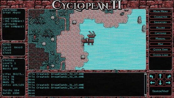 Cyclopean II: The Dreamlands — screenshot 2