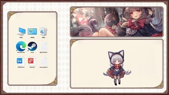 Desktop Kitten Girl — screenshot 3