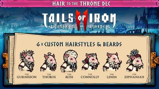Tails of Iron II: Whiskers of Winter - Hair to the Throne Pack — screenshot 1