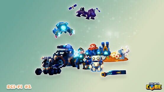 Color-A-Cube: Scifi Pack #1 — screenshot 1