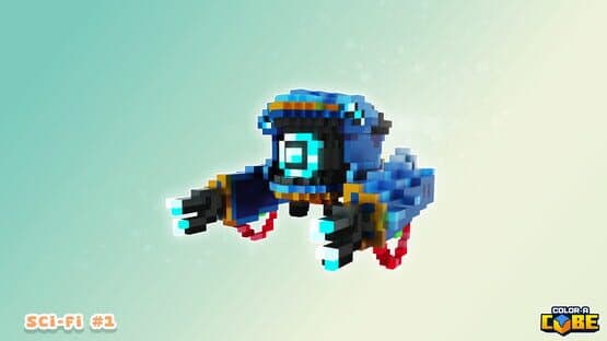 Color-A-Cube: Scifi Pack #1 — screenshot 2