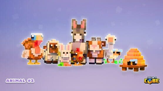 Color-A-Cube: Farm Animal Pack #2 — screenshot 1