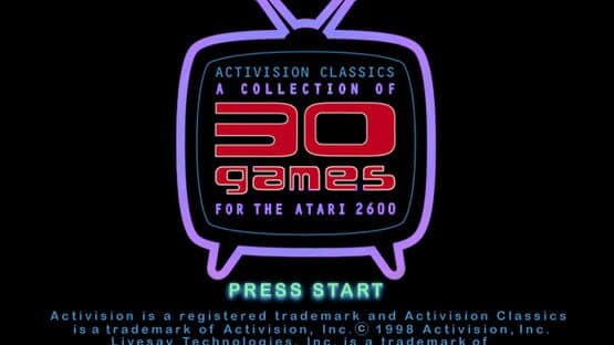 A Collection of Activision Classic Games for the Atari 2600 — screenshot 1