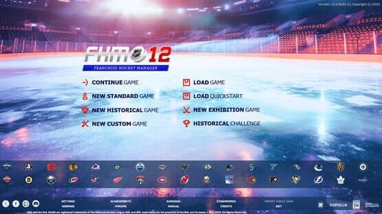 Franchise Hockey Manager 12 — screenshot 1