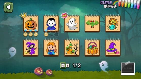 Crayon Halloween — screenshot 1