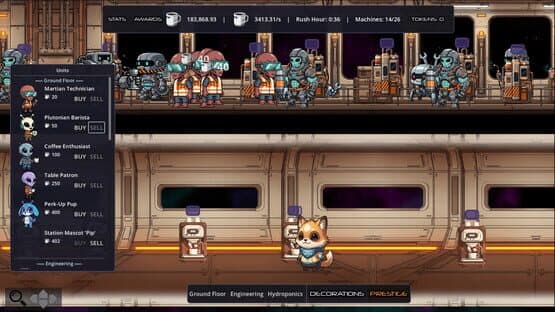Starbrew Station: Station Mascot 'Pip' Unit — screenshot 1