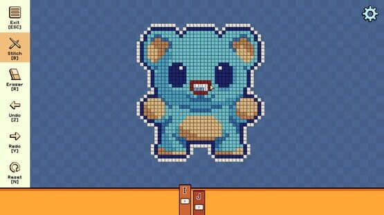 Pixel Cross Stitch Color by Number: Cute Pack — screenshot 3