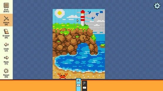 Pixel Cross Stitch Color by Number: Landscapes Pack 5 — screenshot 3