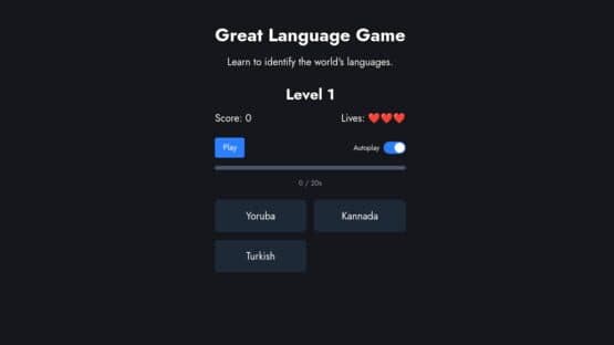 The Great Language Game — screenshot 1
