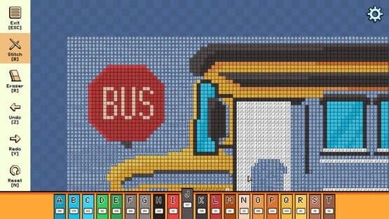 Pixel Cross Stitch: Color by Number - Back To School Pack — screenshot 1