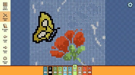 Pixel Cross Stitch: Color by Number - Simple Nature Pack 2 — screenshot 1