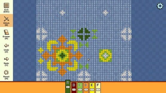 Pixel Cross Stitch: Color by Number - Simple Patterns Pack 5 — screenshot 1