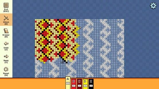 Pixel Cross Stitch: Color by Number - Simple Patterns Pack 5 — screenshot 2
