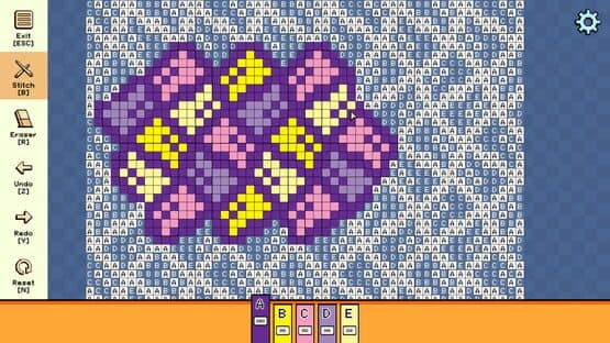 Pixel Cross Stitch: Color by Number - Simple Patterns Pack 5 — screenshot 3