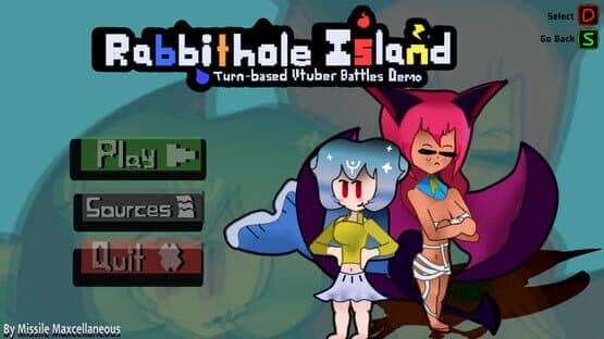 RabbitHole Island: Turn-based Vtuber Battles — screenshot 1