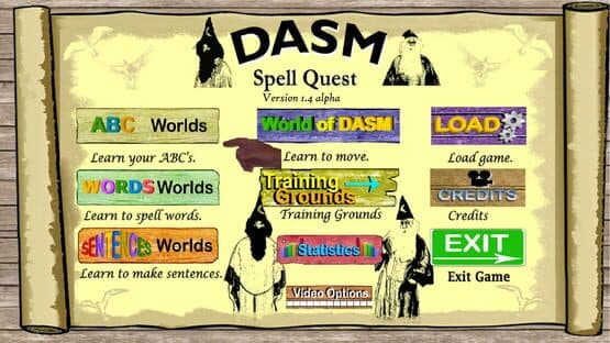 World of DASM: DASM Spell Quest — screenshot 1