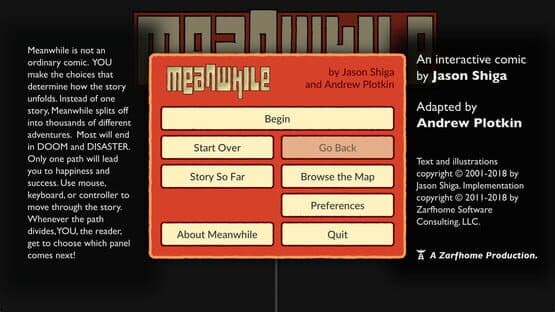 Meanwhile: An Interactive Comic Book — screenshot 4