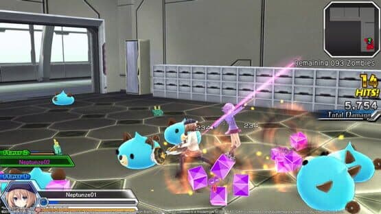 Megatagmension Blanc + Neptune VS Zombies — screenshot 1