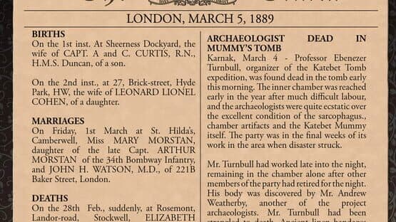Sherlock Holmes Consulting Detective: The Case of the Mummy's Curse — screenshot 5