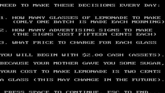 Lemonade Stand — screenshot 2