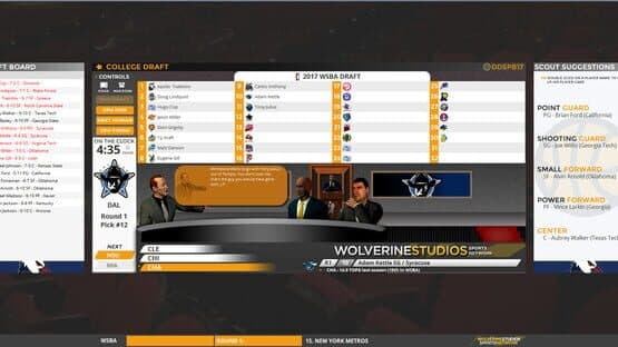 Draft Day Sports: Pro Basketball 2017 — screenshot 4