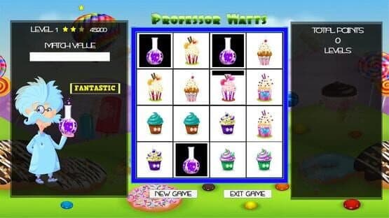 Professor Watts Memory Match: Yummy Cupcakes — screenshot 5