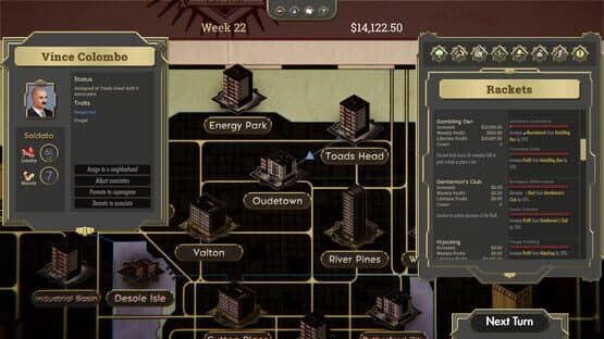 The Commission: Organized Crime Grand Strategy — screenshot 1
