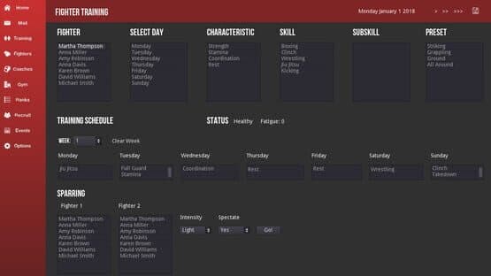 MMA Simulator — screenshot 2