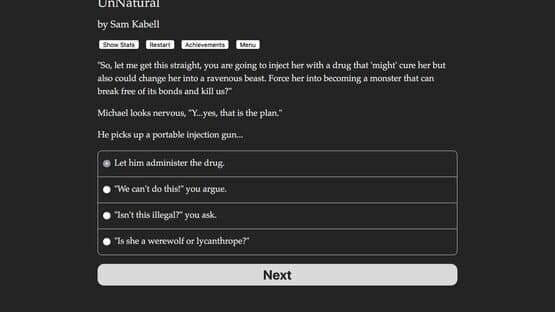 Unnatural — screenshot 2