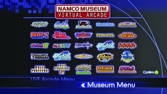 Namco Museum Virtual Arcade — screenshot 1