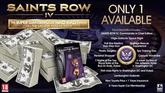 Saints Row IV: Super Dangerous Wad Wad Edition (aka the Million Dollar Pack) — screenshot 1