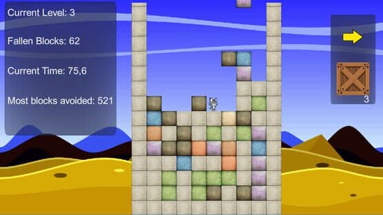 Raining blocks — screenshot 1