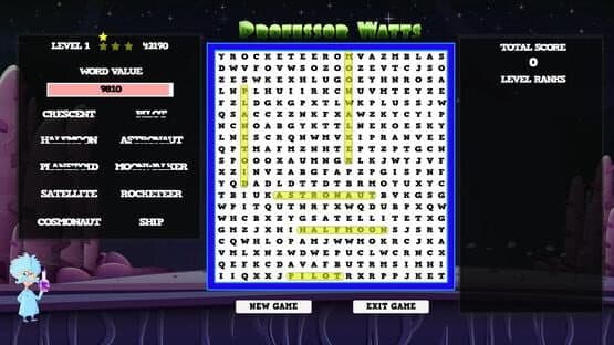 Professor Watts Word Search: Space Voyage — screenshot 4
