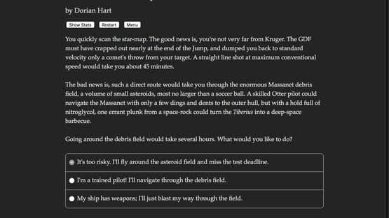 Choice of the Star Captain — screenshot 2