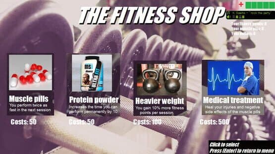 Fitness Simulator — screenshot 3