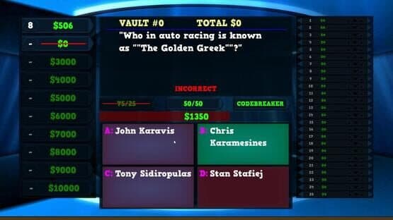 Trivia Vault: Auto Racing Trivia — screenshot 2