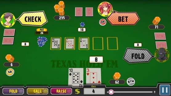 Poker Pretty Girls Battle: Texas Hold'em — screenshot 2
