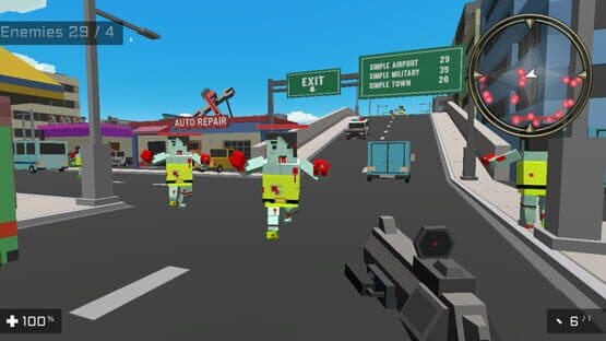 Square Head Zombies 2 - FPS Game — screenshot 1