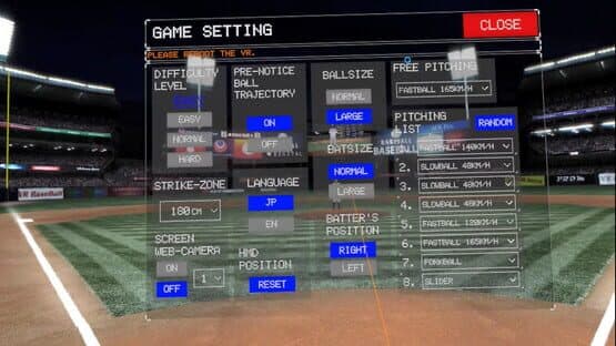 VR Dream Match Baseball — screenshot 1