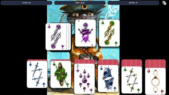 Solitaire - Cat Pirate Portrait — screenshot 3