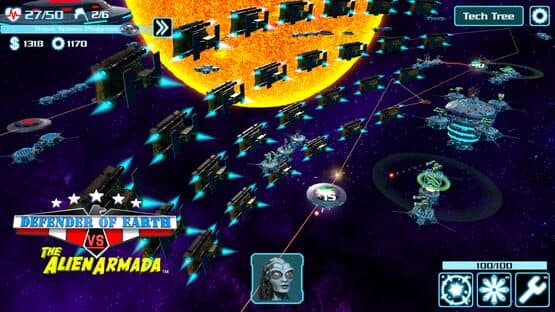 Defender of Earth vs. The Alien Armada — screenshot 1
